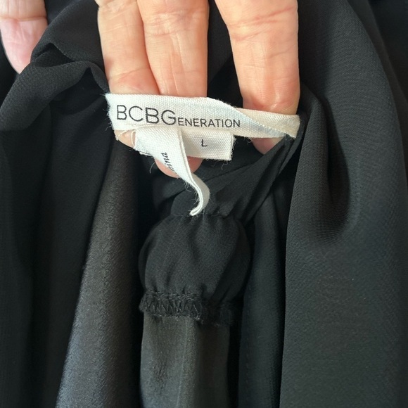 BCBGENERATION Long Sleeve Button Up Dress Size L - Picture 4 of 9